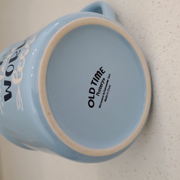 Pray More Worry Less Ceramic Mug 16 ounces - Picture 5 of 6